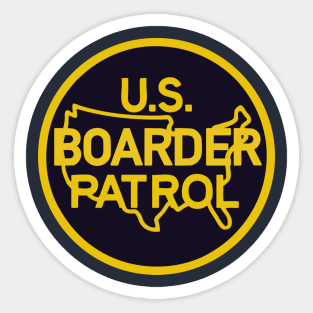 U.S. Boarder Patrol Sticker